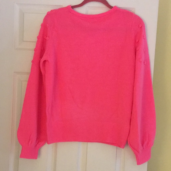 NWT Lilly Pulitzer Tekla Sweater Coral Sands Large - Picture 2 of 10